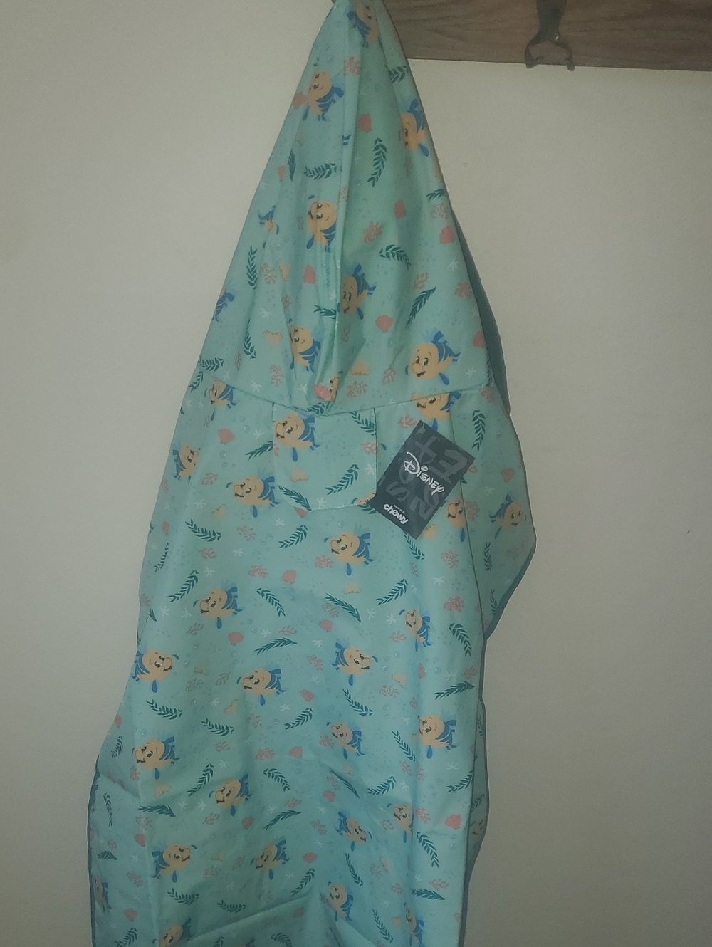 Disney Flounder Xxl Dog Raincoat
